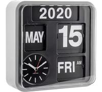 Horloge murale Karlsson Mini Flip Argenté 24x24x10x0,3 cm