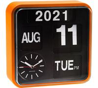 Karlsson Horloge Mini Flip KA5364OR Orange, cadran noir 24,5×24,5×10 cm