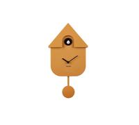 Horloge murale Karlsson Modern Cuckoo Jaune 21,5x41x8,5 cm