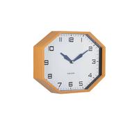 Horloge murale Karlsson Modern Factory Octagon Jaune 32x26x6,7 cm