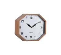 Horloge murale Karlsson Modern Factory Octagon Marron 32x26x6,7 cm