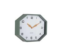 Horloge murale Karlsson Modern Factory Octagon Vert 32x26x6,7 cm