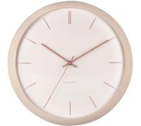 Karlsson - Horloge murale Nirvana Globe - Brun sable