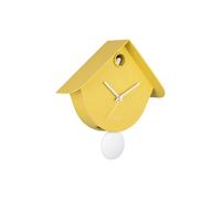 Horloge murale Karlsson Retro Cuckoo Jaune 25,5x25,8x7,5 cm