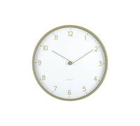 Karlsson - Horloge murale Sencillez - Thé vert - Ø30cm