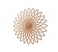 Horloge murale Karlsson Sunflower Marron 60x60x4x60 cm