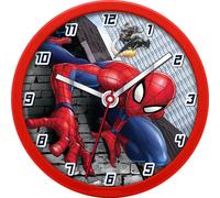Horloge murale Kids Licensing Marvel Spiderman Rouge 25cm