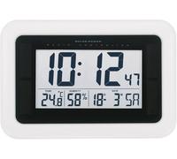 Horloge murale KW9101 solaire, radiopiloté(e) 28 mm x 19 mm x 2.3 mm blanc