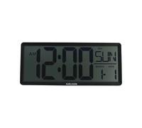 Horloge murale LCD Karlsson Retro Noir 34,8x14,8x2,7 cm