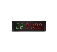 Horloge Murale LED, 3 pouces mural programmable compte à rebours intervalle Gym minuteries LED chronomètre horloge