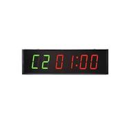 Horloge Murale LED, 3 pouces mural programmable compte à rebours intervalle Gym minuteries LED chronomètre horloge