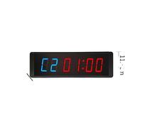 Horloge Murale LED, 3 pouces mural programmable compte à rebours intervalle Gym minuteries LED chronomètre horloge