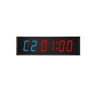 Horloge Murale LED, 3 pouces mural programmable compte à rebours intervalle Gym minuteries LED chronomètre horloge