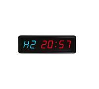 Horloge Murale LED, 3 pouces mural programmable compte à rebours intervalle Gym minuteries LED chronomètre horloge