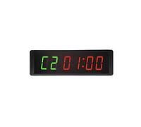 Horloge Murale LED, 3 pouces mural programmable compte à rebours intervalle Gym minuteries LED chronomètre horloge
