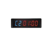 Horloge Murale LED, 3 pouces mural programmable compte à rebours intervalle Gym minuteries LED chronomètre horloge