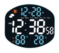 Horloge Murale LED Avec Station Météo