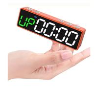 Horloge Murale LED, Mini gymnase d'horloge de minuterie d'intervalle Tabata bouton progmable avec l'aimant for la pièce vivante