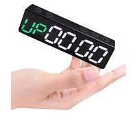 Horloge Murale LED, Mini gymnase d'horloge de minuterie d'intervalle Tabata bouton progmable avec l'aimant for la pièce vivante