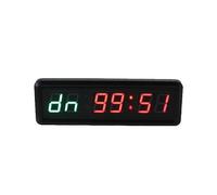 Horloge Murale LED, Minuterie d'intervalle d'approvisionnement d'usine de 1.5 pouces, horlo Tabata gymnastique, compte à rebours/chronomètre