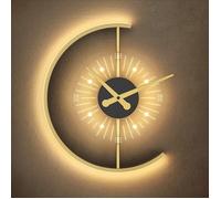 Horloge murale LED - ULISEM - Gradation 3 niveaux - Grands chiffres - Réveil numérique