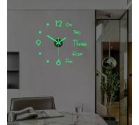 Horloge murale lumineuse créative 2 pièces