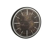 Horloge Murale "Mappemonde" 48cm Or & Noir