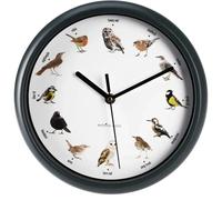 Horloge murale - MARQUE NON RENSEIGNÉE - Sons d'oiseaux - Sons réalistes horaires - Finition soignée - Style scandinave