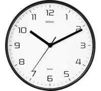 Horloge murale Maul 9051690 à quartz 25 cm x 40 mm noir