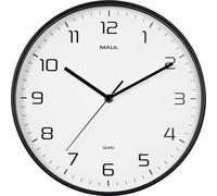 Horloge murale Maul 9051790 à quartz 30 cm x 50 mm noir