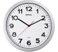 MAUL Horloge murale 9053695 à quartz Ø 35 cm Argent