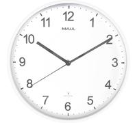 MAUL Horloge murale MAULsprint Ø 30.5 x 5 cm radiocommandée plastique 1 x AA (1.5 V) blanc
