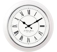 Horloge murale Mebus 19233 à quartz 40 cm x 50 mm blanc