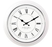 Horloge murale Mebus 19233 à quartz 40 cm x 50 mm blanc