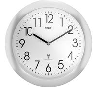 Mebus Horloge murale 52451 radiopilotée 25 cm x 40 mm argent