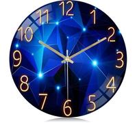 Horloge Murale - MEGAWISE - Ciel toil - 30 cm - Silencieuse - Décoration intérieure moderne