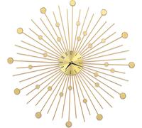 Horloge murale Métal 70 cm Doré