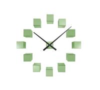 Horloge murale métalique Karlsson DIY Cubic Vert 5,5x4 cm