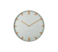 Karlsson - Horloge murale Grace - Jade grise