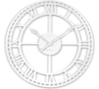 Horloge murale métallique z21a-2-2-x 80 cm, blanche