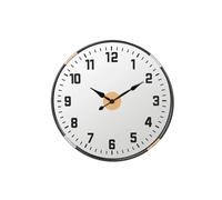 Horloge murale miroir en métal 60 x 5 x 60 cm