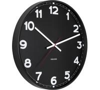 Horloge murale, moderne, 40,6 cm de diamètre - Karlsson modèle : KA5847BK