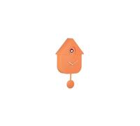 Horloge murale moderne Cuckoo orange