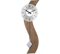Horloge murale moderne en bois à balancier Couleur : Chêne
