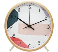 Horloge murale moderne et silencieuse de 22 cm en bois, sans tic-tac, mécanisme interne, horloge murale silencieuse, pour le salon ou la cuisine