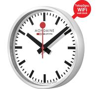 Horloge murale Mondaine Stop2GO, modèle MSM.25S11.1, diamètre 25 cm