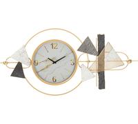 Horloge murale multicolore en métal, 120x6x60 cm