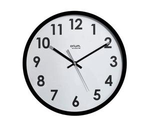 Horloge murale Naturally Ø 30 cm - Eco conçue - noir