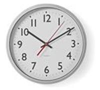 Horloge murale | Nedis | CLWA110WT |Argent / Blanc Blanc G