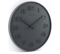 Horloge murale Nextime Wood Wood Medium, marron, 3096GS